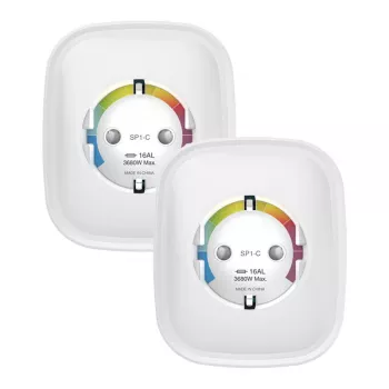 Gosund WiFi smart-stekker SP1-HE tweepack, HomeKit-compatibel, 16A, 2 stuks