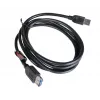 USB 3.0-kabel Akasa AK-CBUB02-15BK 1,5m zwart