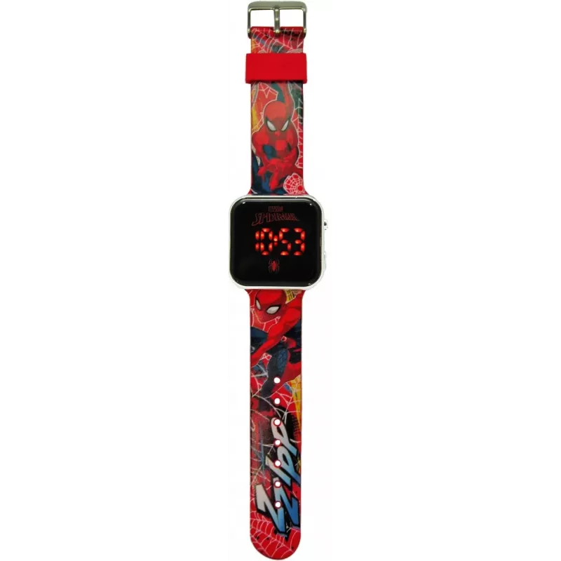 Polshorloge LED met kalender Spiderman