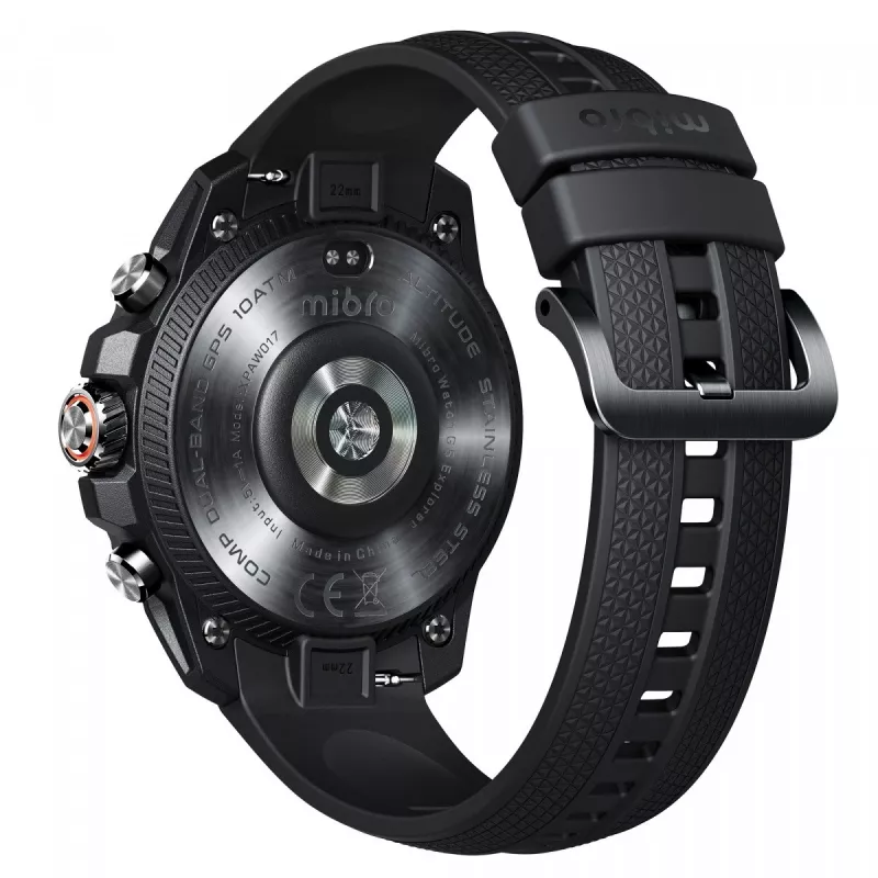 Smartwatch Mibro GS Explorer Obsidian Black (zwart)