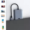 USB-C 11-in-1 adapter Hawk HW-HUB1101 — multiport-hub met 11 aansluitingen