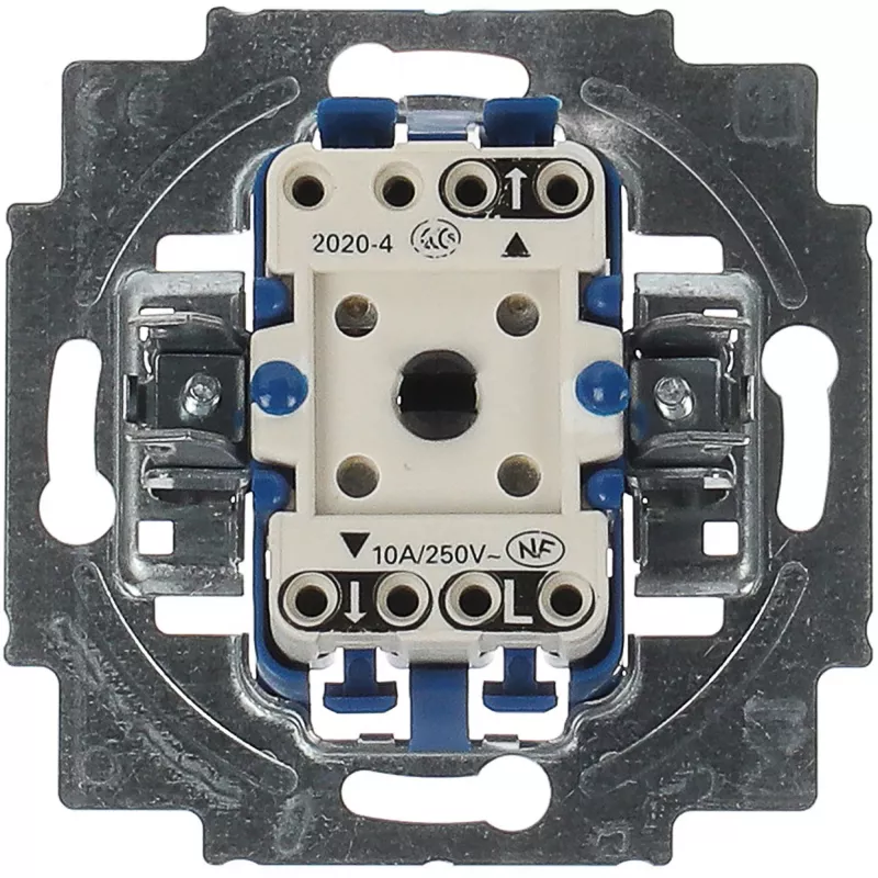 BUSCH JAEGER 2020/4 US - Bedraad - zwart - grijs - AC - 250 V - 71 mm - 25 mm