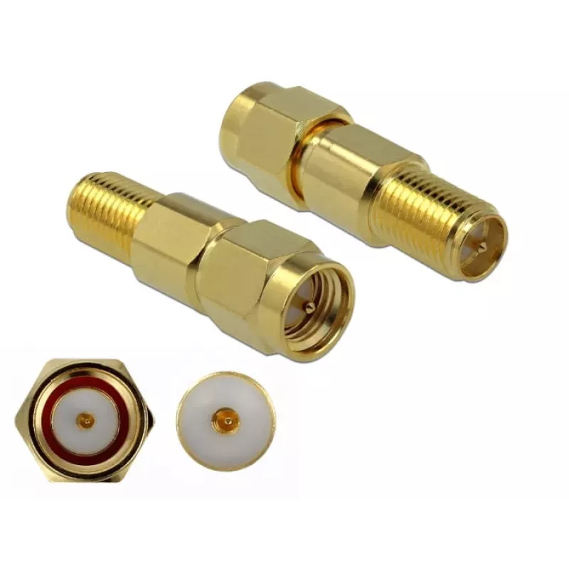 Coaxiale adapter SMA DeLOCK 89991
