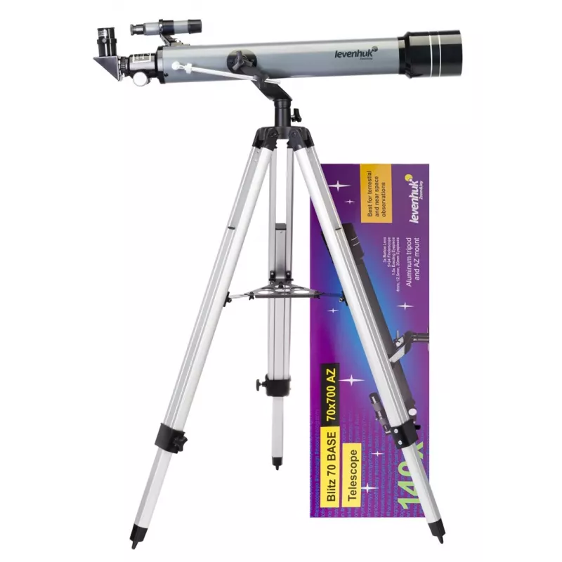 Levenhuk Blitz 70 Base refractor 140x grijs