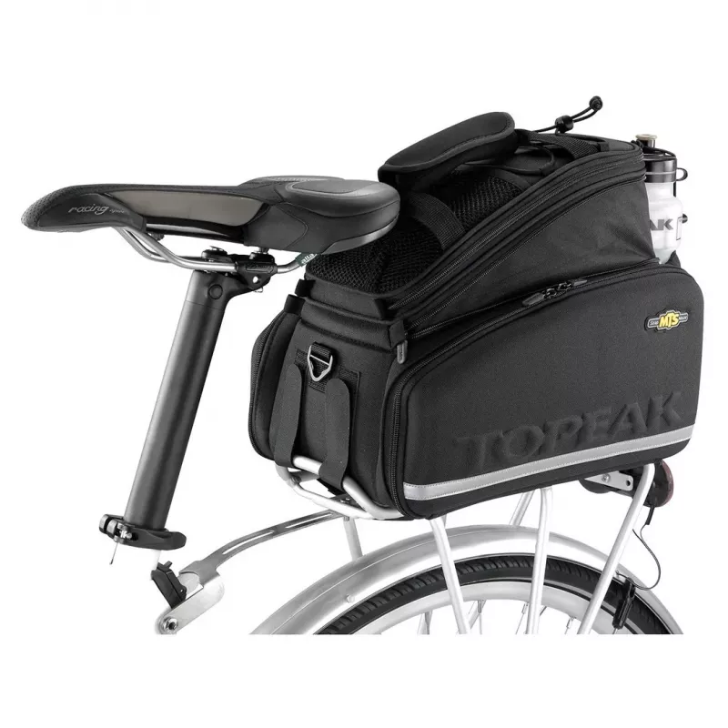 Zadelbagagedragertas TOPEAK MTS TrunkBag DXP – op bagagedrager, uitschuifbaar, fietstas-compatibel