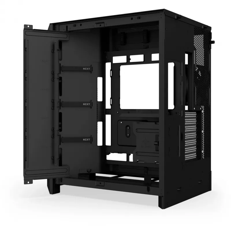 NZXT H9 Air Flow (2025) large dual-chamber mid tower behuizing - zwart