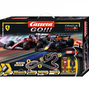 Slotcar-racebaan CARRERA GO!!! Speed Zone set — modulaire elektrische racebaan