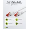 Wentronic Goobay CAT 6 patchkabel, S/FTP (PiMF), wit, 3 m – LSZH halogeenvrij, koper (93507)