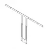 Montagekit Hagor 2287 zwart voor 75-86 inch beeldschermen