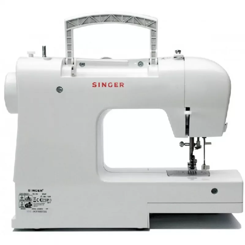 Naaimachine SINGER Tradition 2273 — halfautomatisch, 23 steken, 4-staps knoopsgat, vrijarm, wit