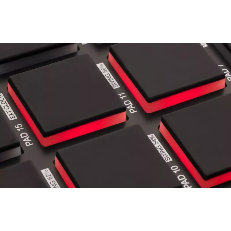 Audiomixer Akai MPD218 zwart 16 pads USB MIDI-controller