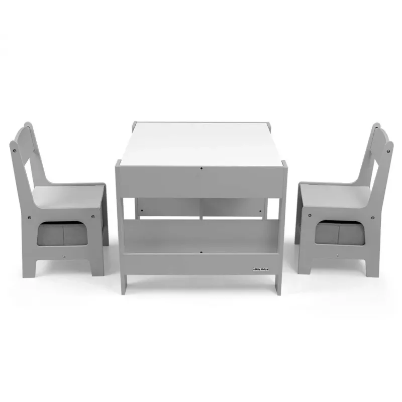 Kindermeubelset Milly Mally Sven grijs 5489 — compacte set in grijs