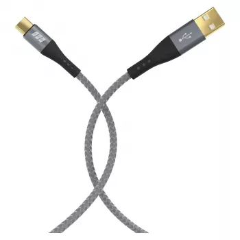 EFB Elektronik USB-A naar USB-C kabelset 60W QC 3A 2x3m grijs - Digitaal/Data (USB-AC-00009)