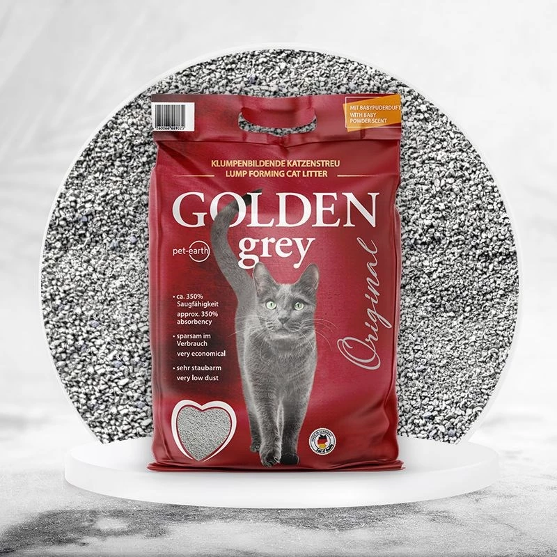 GOLDEN Grau Original - bentonietkattenbakkorrels - 7 kg