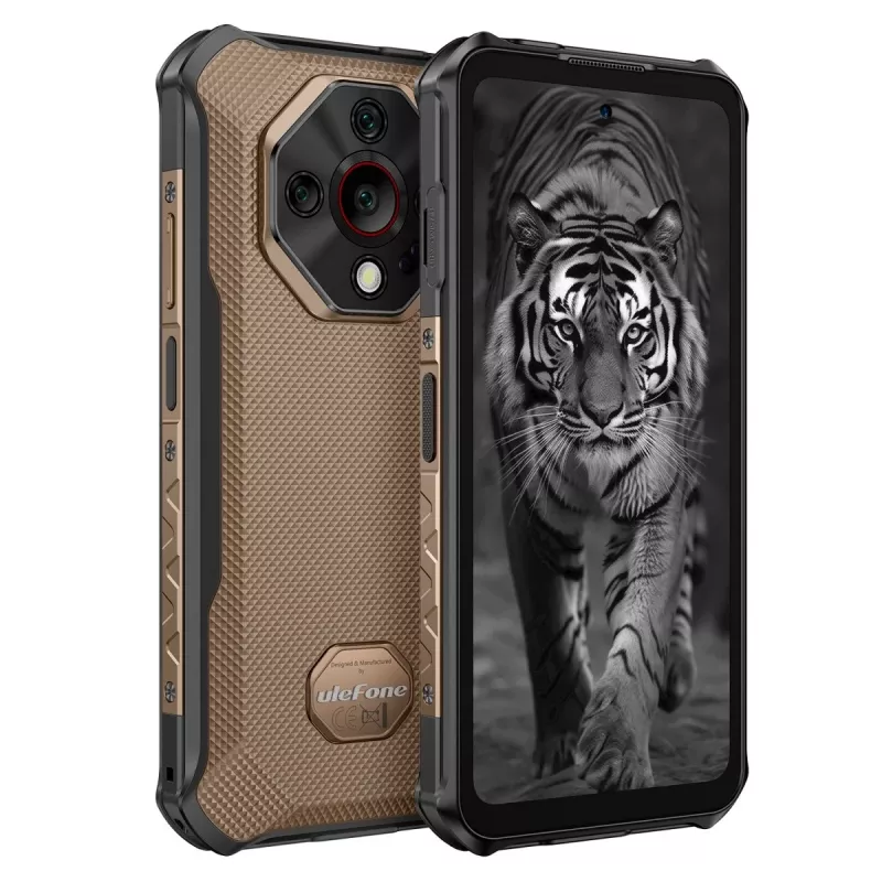 Smartphone UleFone Armor X16 6 inch 128 GB Sand Dune, energie-efficiëntieklasse A