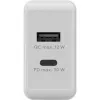 Goobay Dual USB-C™ PD (Power Delivery) snellader (30 W) (61674)