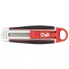 Cuttermes WEDO 78 830 met afbreekmes, ergonomische greep, 1 stk., zwart/rood/zilver