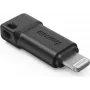 Hama USB-C-adapter naar Apple Lightning-stekker, MFI, zwart, Lightning, USB-C, stekker, bus, zwart, recht
