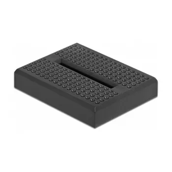 Breadboard DELOCK 18317 — kunststof steekbord, soldeervrij, 36×46×10 mm, zwart