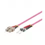 Patchkabel LWL duplex OM4 (multimode, 50/125) SC/ST, LSZH, omkeerbare polariteit, 2 m, Good Connections®