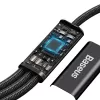 Baseus Rapid 3-in-1 USB-kabel 1,5 m USB A USB C/Micro USB A/Lightning zwart