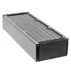 Radiator Aqua-Computer airplex radical 4/360 — aluminium/koper/rvs, 400×140×73 mm
