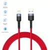 USB-naar-Lightning datakabel Tellur, 3A, 1,2 m, LED-indicator, rood