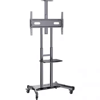 HAGOR HP Twin Stand HD - Rolwagen - voor flatscreen / AV-apparatuur - Zwart - Schermformaat: 140-213 cm (55-84) - Bevestigingsinterface: tot 800 x 500 mm (8210)