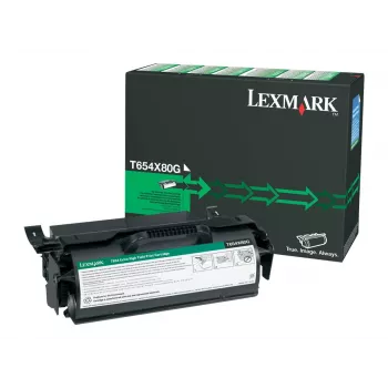 Tonercartridge Lexmark T654X80G 36K PGS zwart