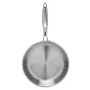 Allround pan RESTO Crater rond van roestvrij staal 24 cm