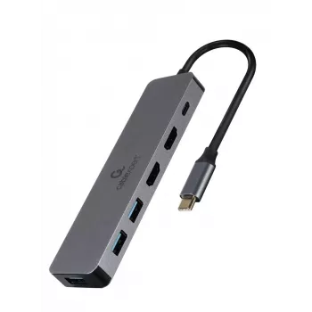 Gembird A-CM-COMBO3-03 USB Type-C 3-in-1 multi-poort adapter (hub + HDMI + PD)