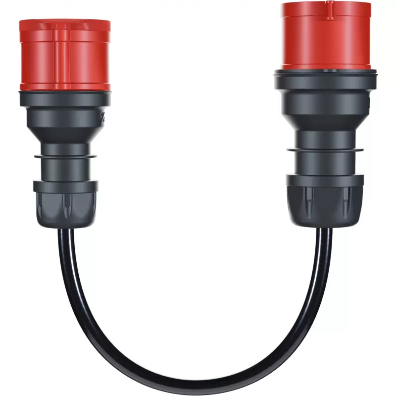 go-e Adapterset voor Gemini flex 11 kW, 3-delige set (zwart, 30 cm)