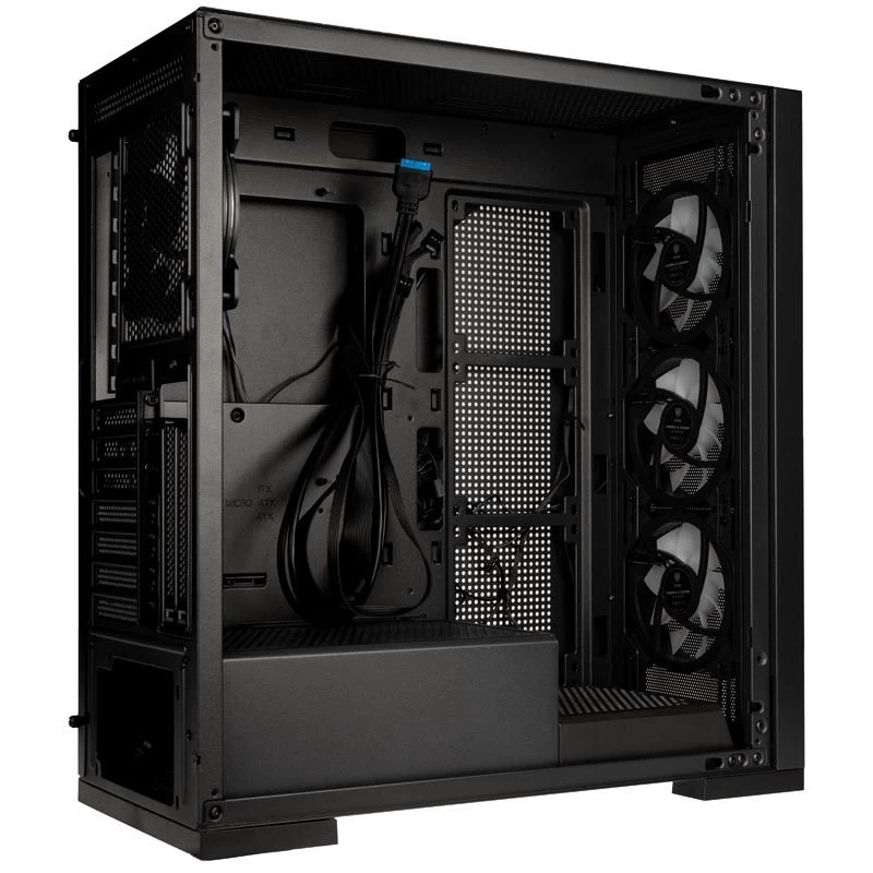 Kolink UNITY MESHBAY ARGB Computergehäuse Midi Tower Zwart