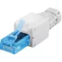 Microconnect KON521TL RJ45-stekkerverbinder, wit