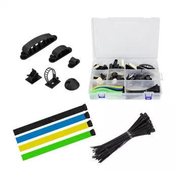 LogiLink kabelorganizer-set 128 stuks