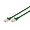 Patchkabel Digitus CAT 6 S/FTP DK-1644-005/G 0,5m groen