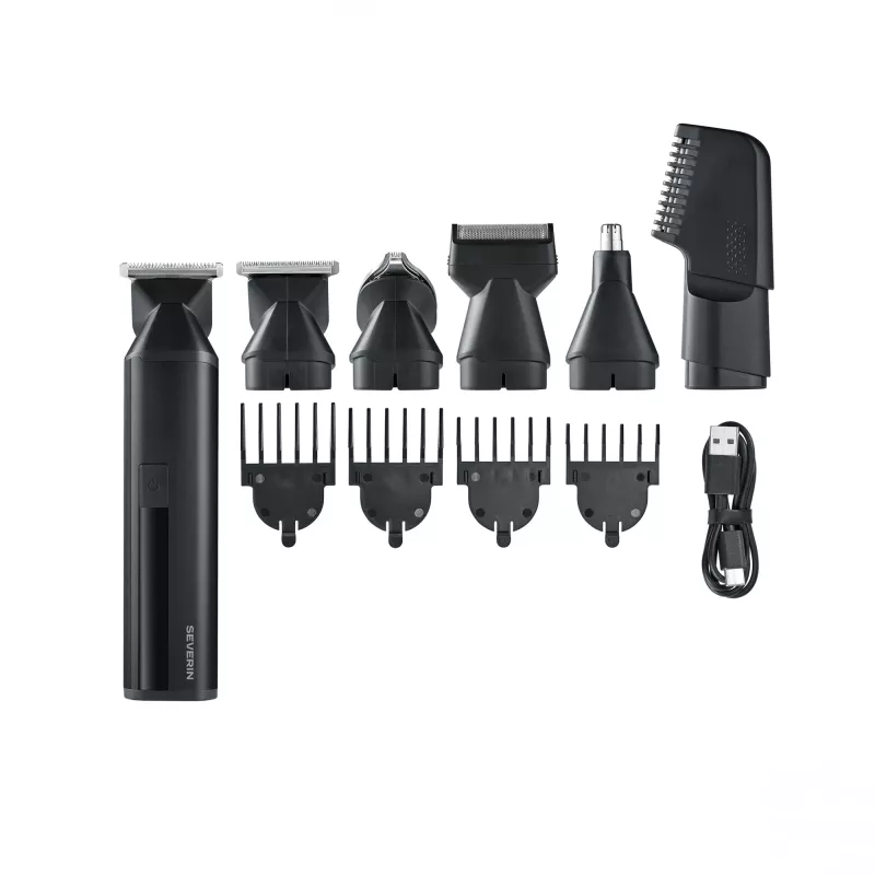 Severin HS 0710 foilshaver en trimmer – oplaadbaar, nat en droog scheren, zwart