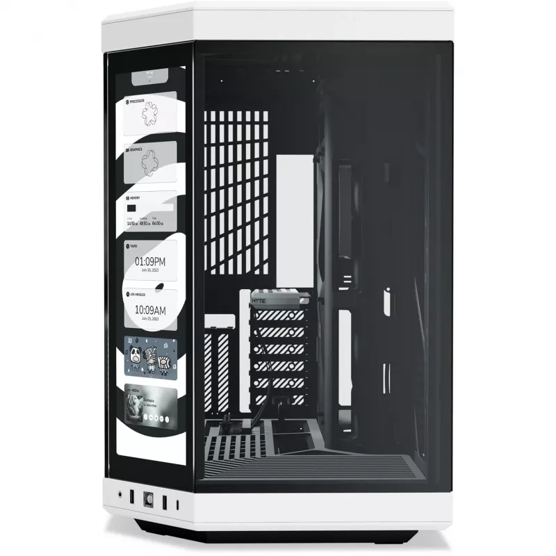 HYTE Y70 Touch Infinite Midi Tower zwart, wit