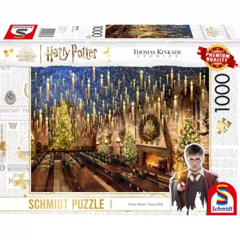Thomas Kinkade Studios Wizarding World Harry Potter – Grote zaal, puzzel 1000 stukjes