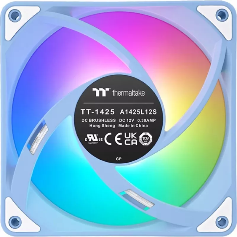 Thermaltake CT140 EX ARGB 140mm behuizingsventilator 3-pack - Hydrangea blauw