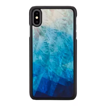 Telefoonhoesje iKins voor iPhone XS Max — blauw meer zwarte afwerking