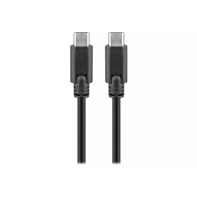 Goobay USB-C™ 3.1 Generation 1 kabel, zwart, 3 m - USB-C™-stekker > USB-C™-stekker (66509)