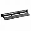 Patchpanel 1U LANBERG PPKS-1124-B, 24 poorten, 1U, ABS, zwart, 482,6×44,5×154 mm