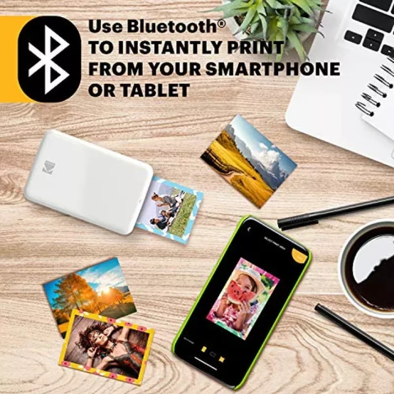 Kodak STEP RODMP20AMZW mobiele fotoprinter ZINK 2x3'' Bluetooth