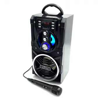 Draagbare stereoluidspreker Media-Tech PARTYBOX BT MT3150 zwart