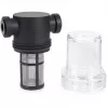 Alphacool ES Big Inline deeltjesfilter 2x G1/4 IG, zwart/transparant (29145)