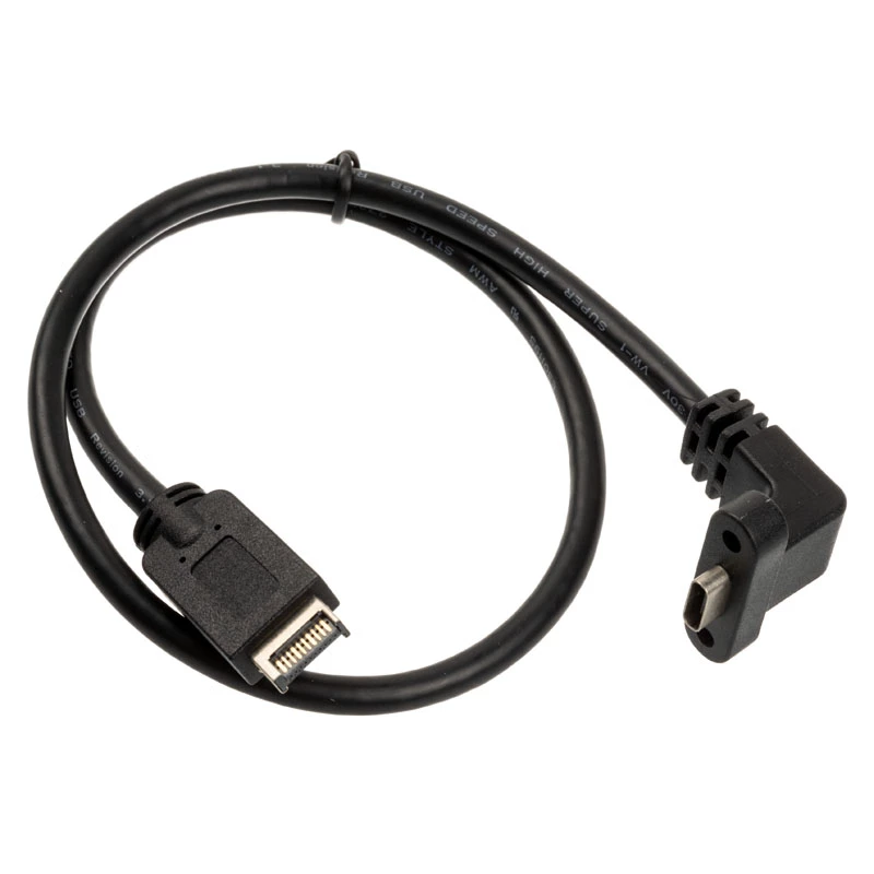 USB Type-C-kabel Streacom ST-USB-E2C-400, USB 3.1 Gen2, 400 mm lengte