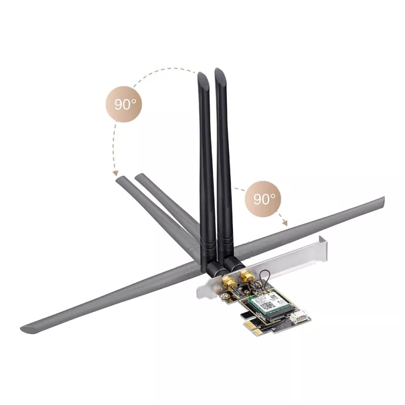 Cudy WE3000 netwerkkaart intern wifi / Bluetooth 2400 Mbit/s