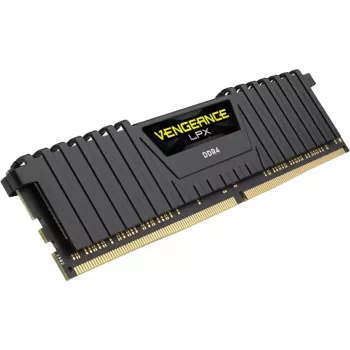 CORSAIR Vengeance 8GB DDR4 DIMM 3200MHz 1x8GB Unbuffered Single Rank 16-20-20-38 XMP 2.0 LPX PCB 1.35V Heatspreader zwart