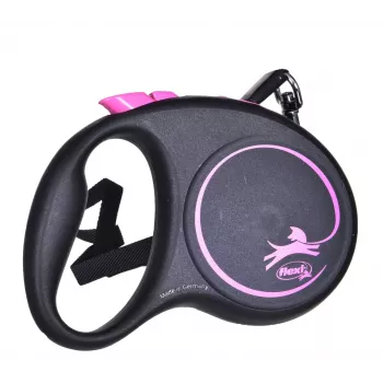 Flexi Black Design S 5 m honden-automatische lijn
